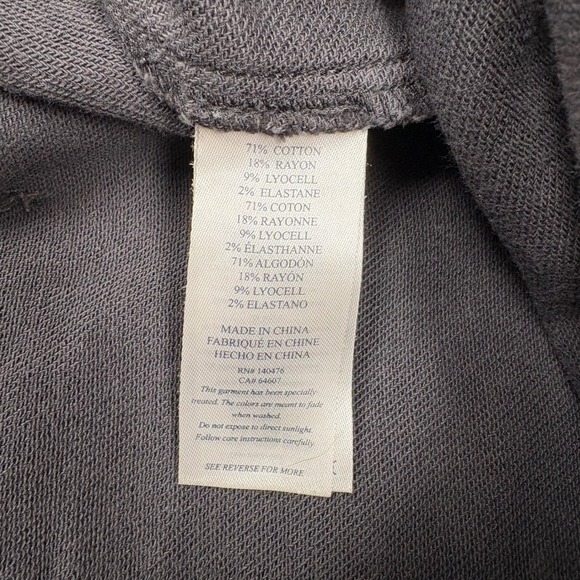 Faherty Utility Pants Mens 31 Black Wide Leg Cotton Blend Stretch Workwear - Picture 5 of 8